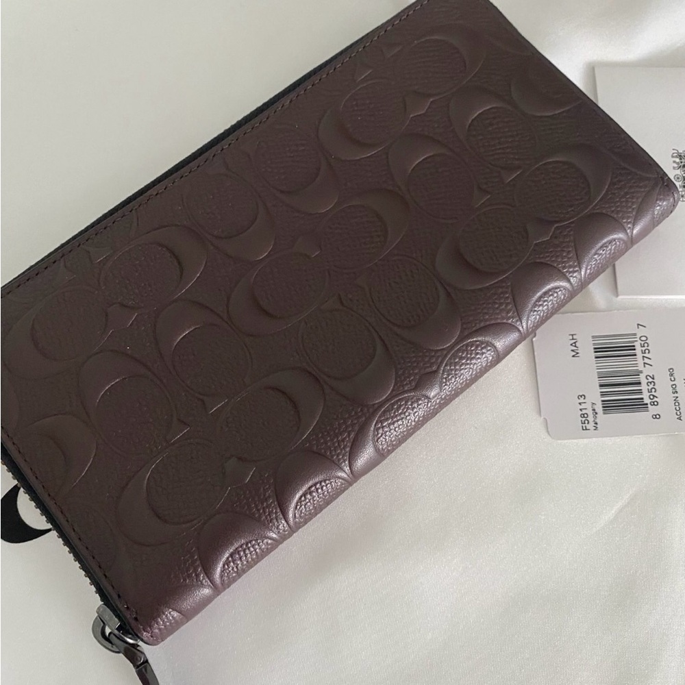 Coach Embossed Leather Wallet